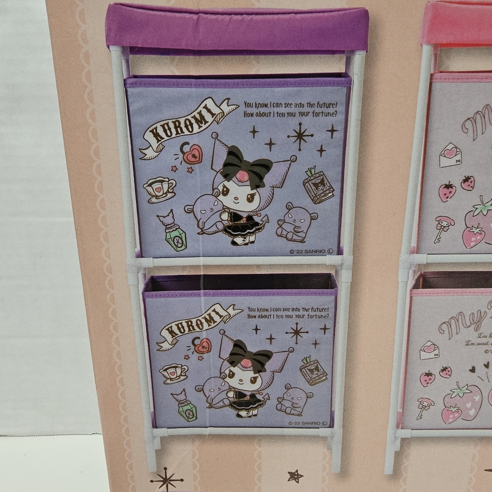 Sanrio Kuromi Happiness Magic 2-Tier Storage Shelf